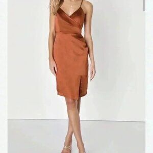 Lulus satin dress